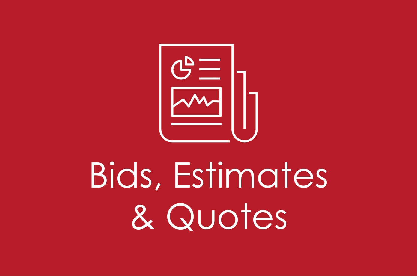 Bids, Estimates & Quotes